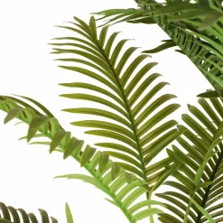 6ft. Artificial Areca Palm Tree in White Decorative Pot