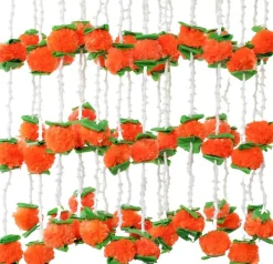 5.4Ft Artificial Flowers Marigold(Dark Orange)10.47 x 6.02 x 2.83 inches