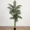 8ft. Artificial Golden Cane Palm Tree