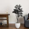 4ft. Artificial Halloween Black Sumac Tree