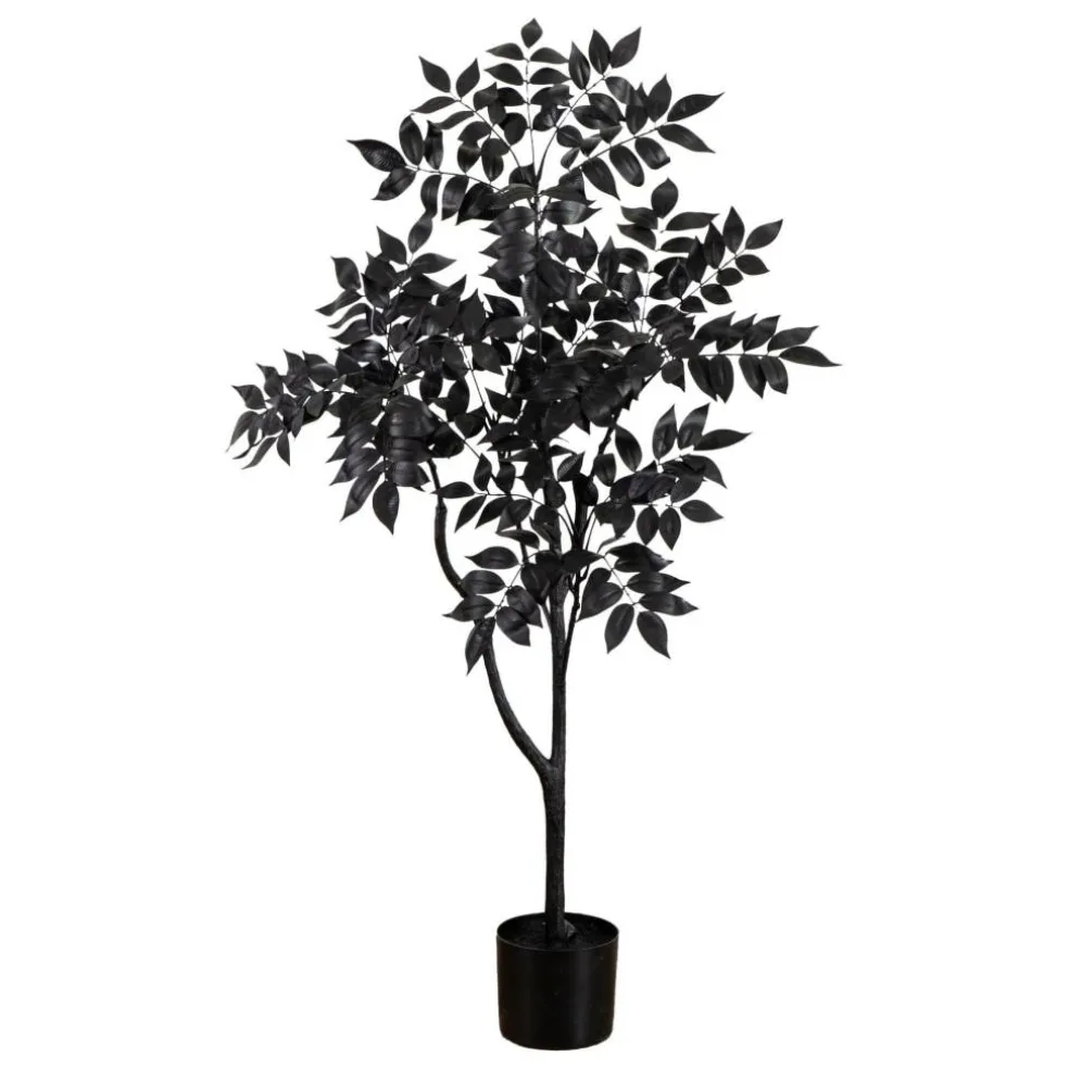 4ft. Artificial Halloween Black Sumac Tree
