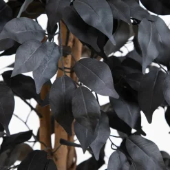 3ft. Artificial Halloween Black Ficus Tree with Natural Trunk