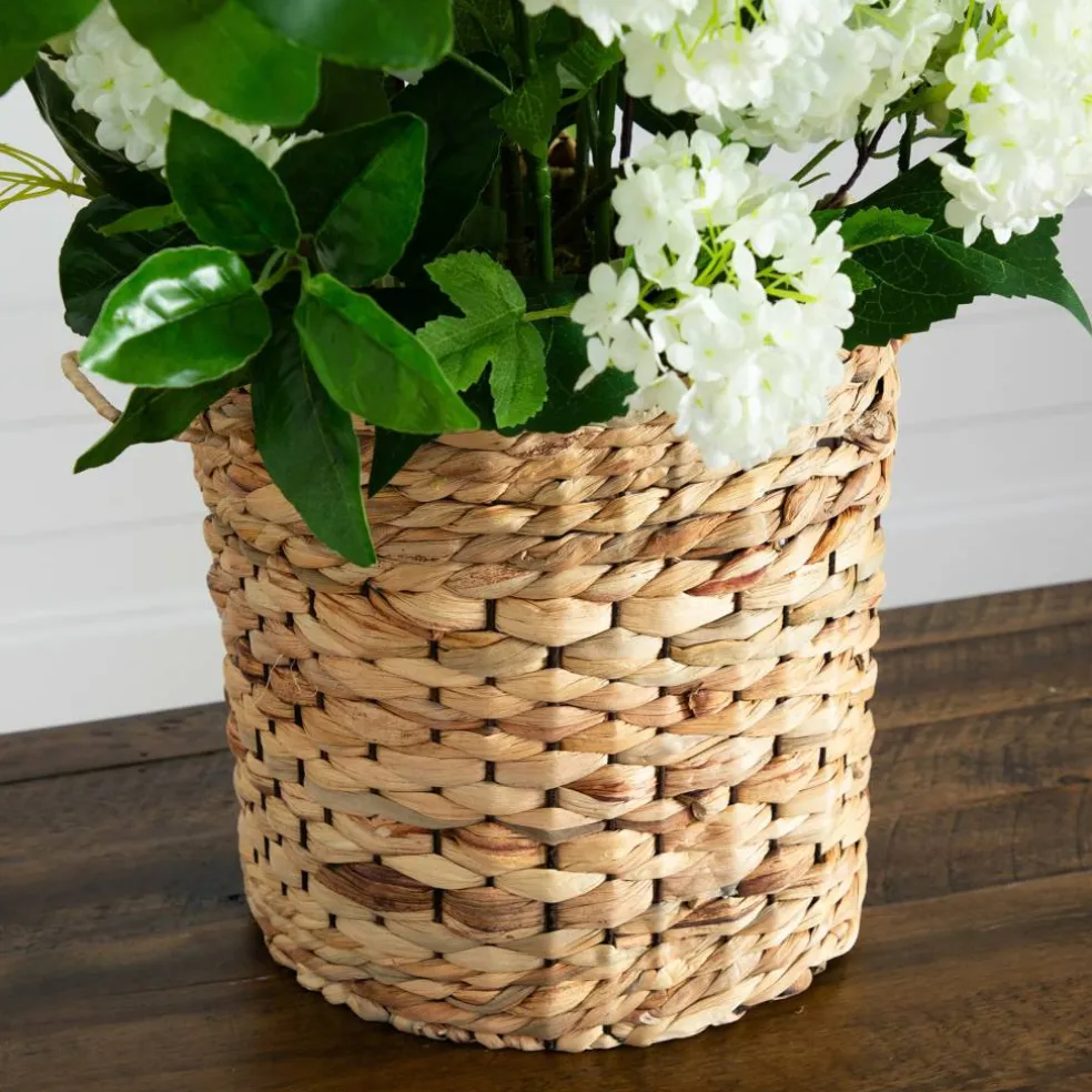 2.5ft. Artificial Mixed Flower Arrangement in Hyacinth Weave Basket