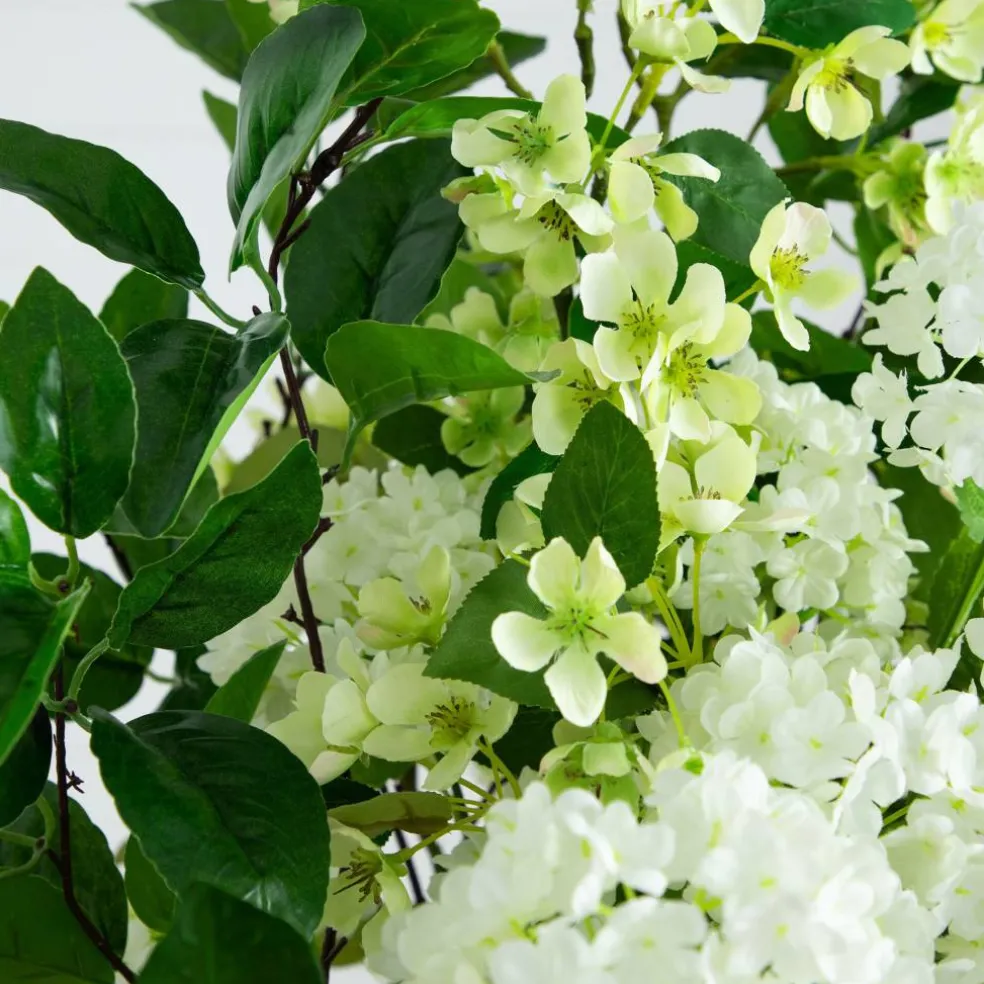 2.5ft. Artificial Mixed Flower Arrangement in Hyacinth Weave Basket