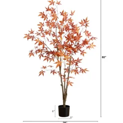 5ft. Autumn Japanese Maple Artificial Fall Tree