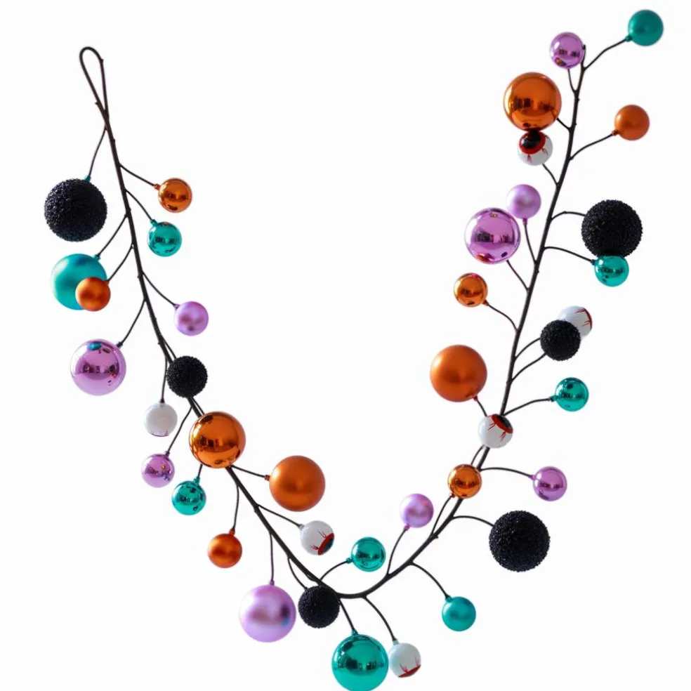 6ft. Ball Ornament & Eyeball Garland by Ashland®