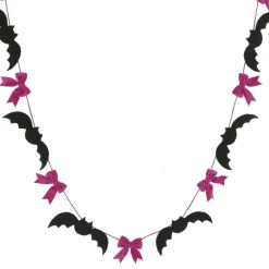 6ft. Bat & Bow Garland by Ashland®