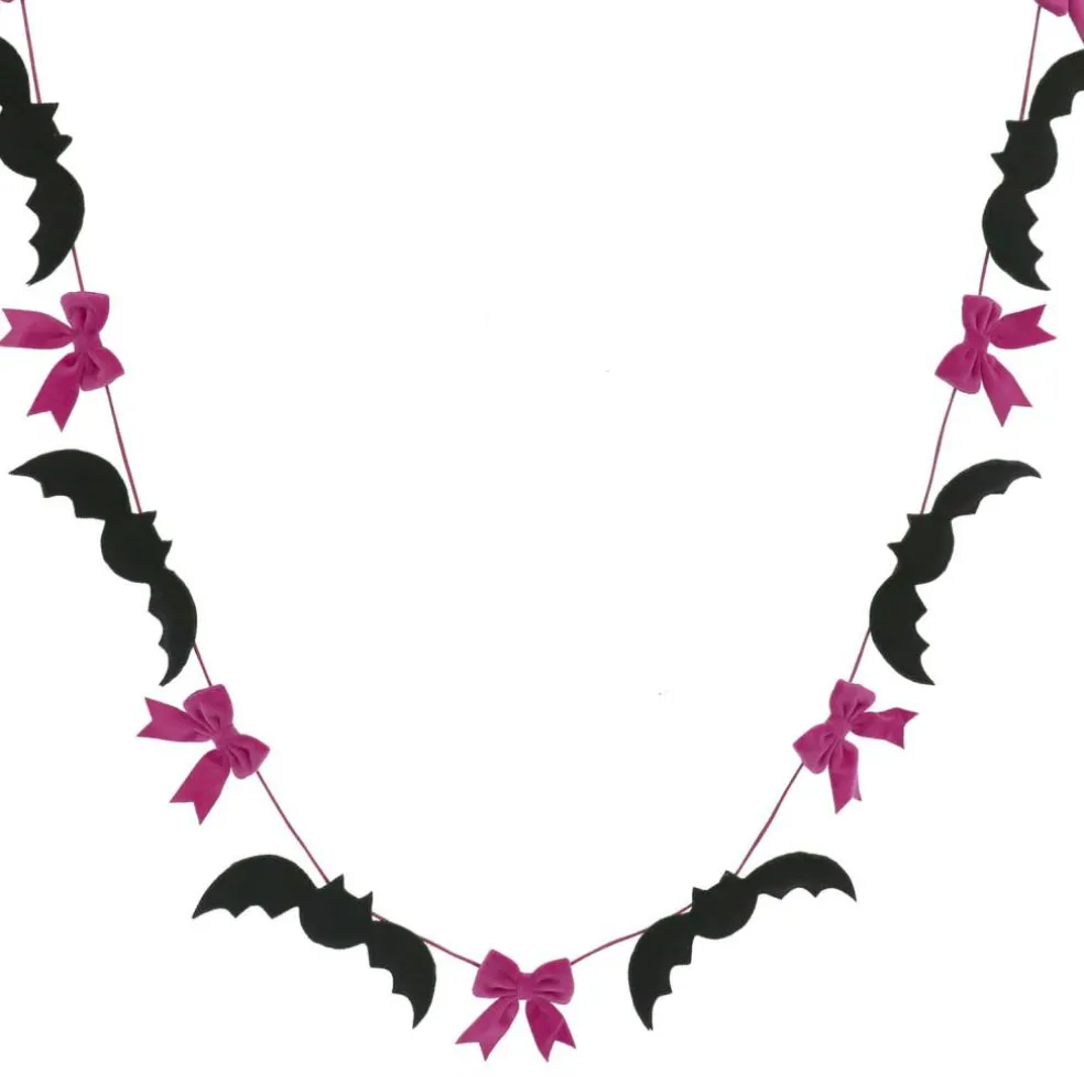 6ft. Bat & Bow Garland by Ashland®