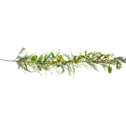 5ft. Berry & Crabapple Fern Foliage Spring Garland