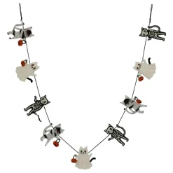 6ft. Black Cat Trick-or-Treater Garland by Ashland®