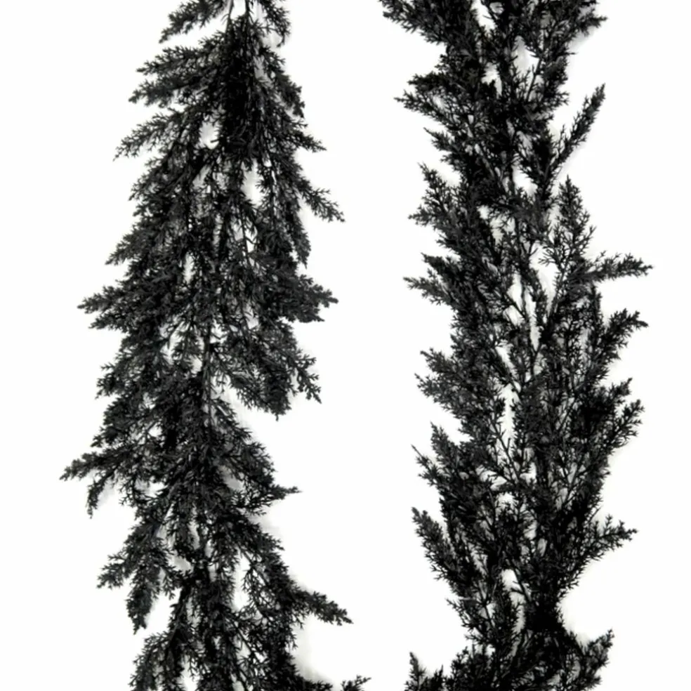 6ft. Black Cypress Garland by Ashland®