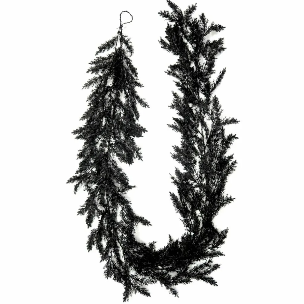 6ft. Black Cypress Garland by Ashland®