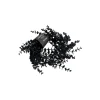 5ft. Black Eucalyptus Leaf Coiled Garland by Ashland®