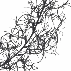 5ft. Black Glitter Spanish Moss Coiled Garland by Ashland®