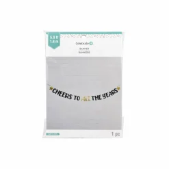 6ft. Black & Gold All The Years Banner by Celebrate It™