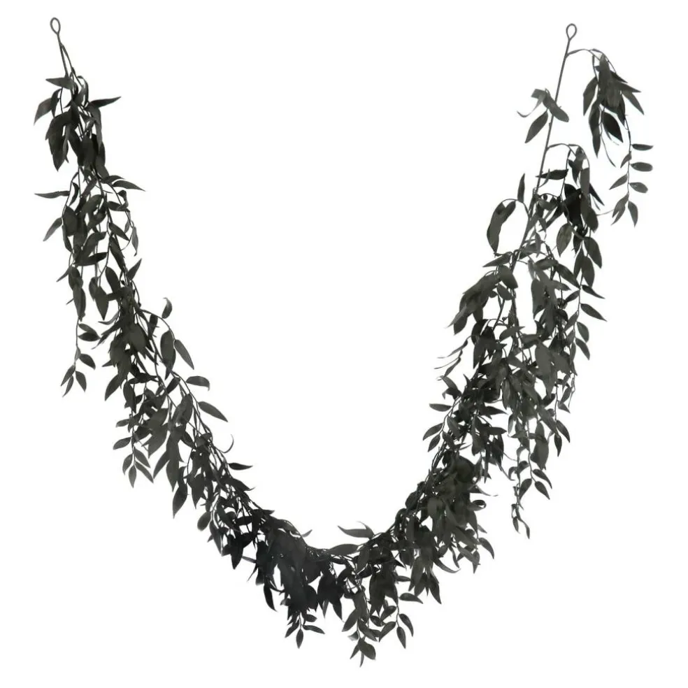6ft Black Nandina Garland by Ashland®