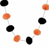 6ft. Black & Orange Pom Pom Garland by Ashland®