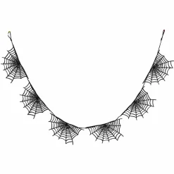 6ft. Black Spiderweb Garland by Ashland®