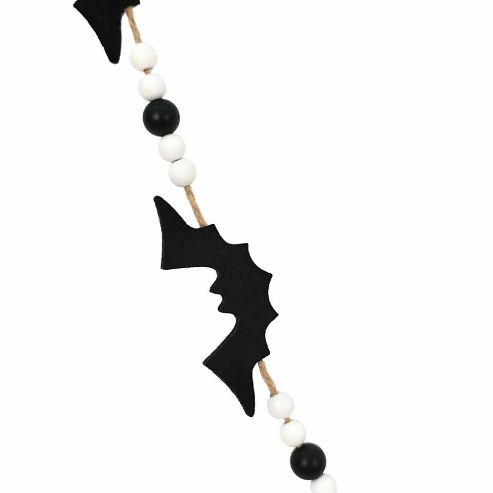 6ft. Black & White Bead & Bat Garland by Ashland®