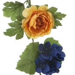6ft. Blue, Cream & Orange Ranunculus & Dahlia Garland by Ashland®