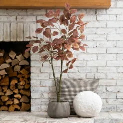3.5ft. Brown Autumn Dogwood Artificial Potted Tree