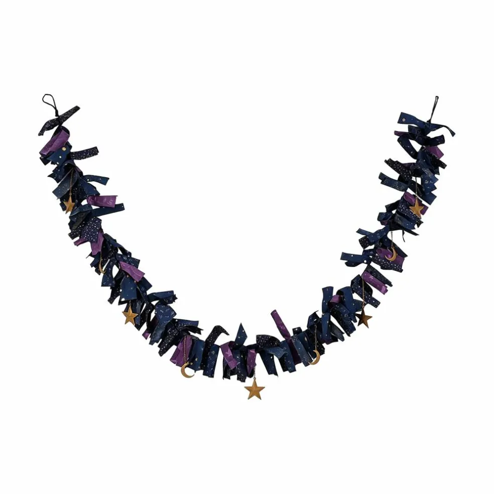 6ft. Celestial Charm & Fabric Garland by Ashland®