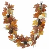 6ft. Cream & Orange Pumpkin & Maple Leaf Garland by Ashland®