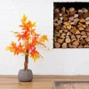 3ft. Deluxe Potted Artificial Autumn Maple Tree