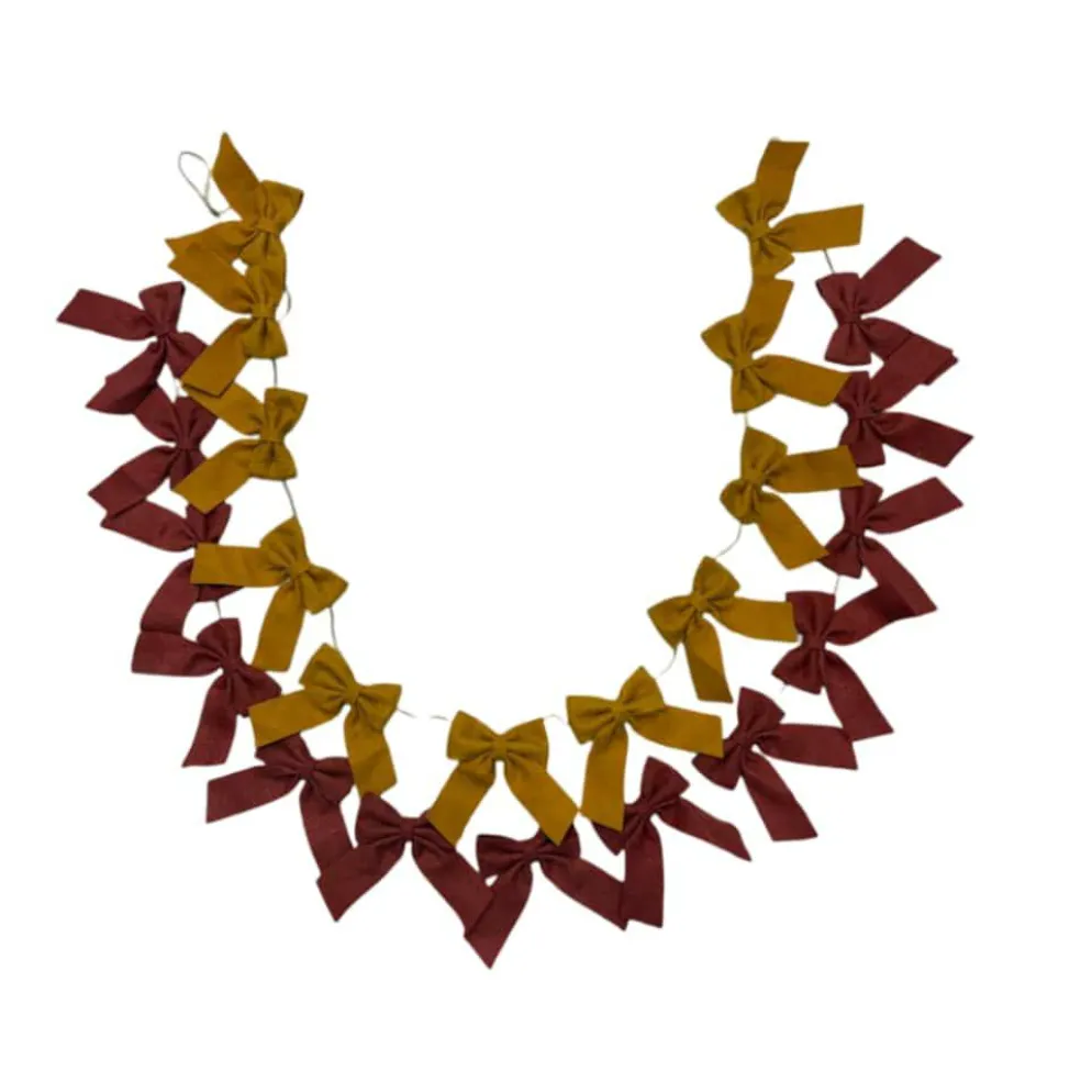 6ft. Double Layer Bow Garland by Ashland®