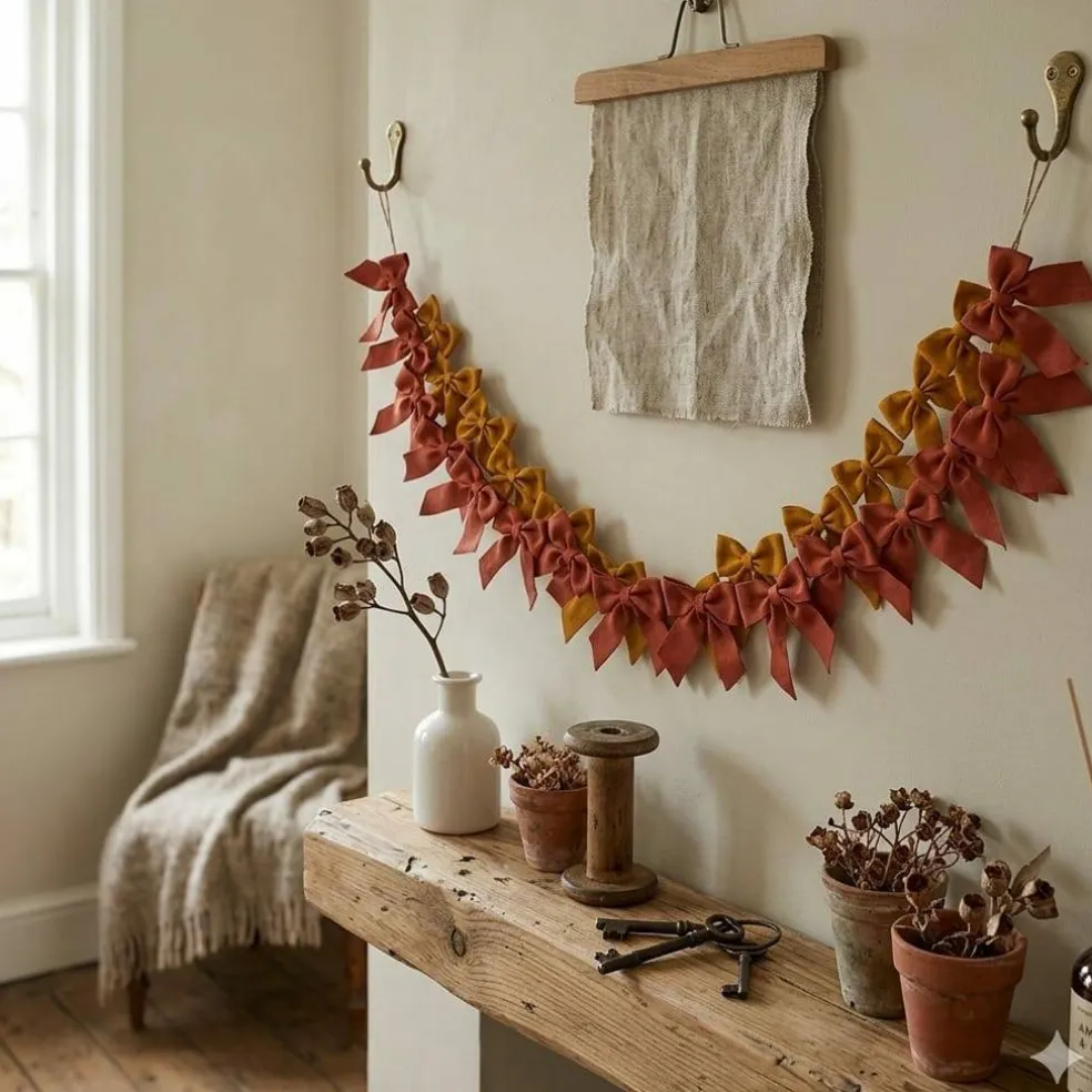 6ft. Double Layer Bow Garland by Ashland®