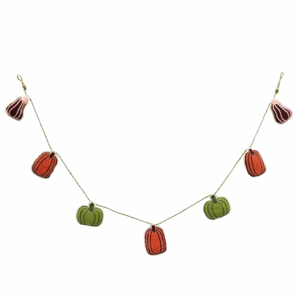 6ft. Fabric Pumpkin Garland by Ashland®