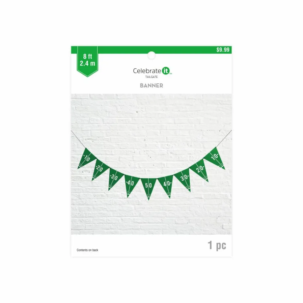 8ft. Football Field Paper Banner by Celebrate It™