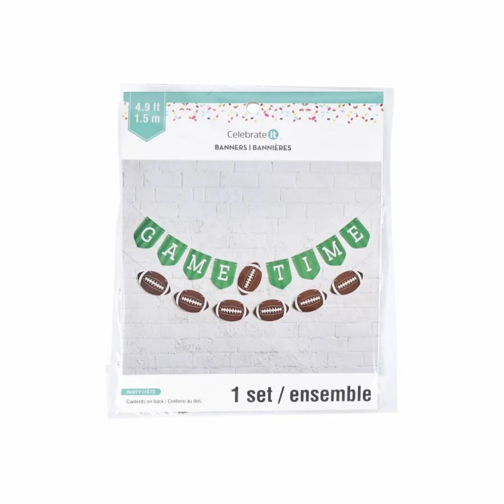 5ft. Game Time Football Banner Set by Celebrate It™