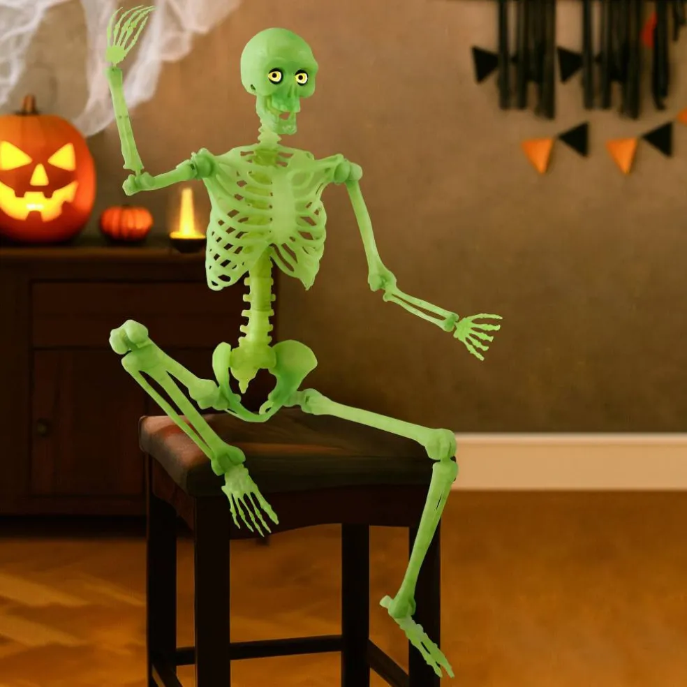 5ft. Glow-in-the-Dark Animated Skeleton by Ashland®