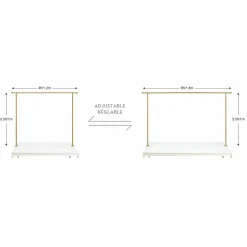 3.5ft. Gold Adjustable Tabletop Arch by Celebrate Itâ„¢