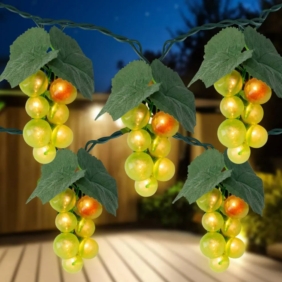 6ft. Green Grape Cluster String Lights
