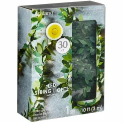 10ft. Leaf Garland String Lights by Ashlandâ„¢