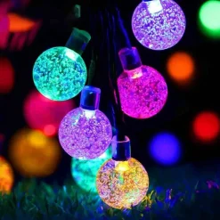 23Ft 50 LED Outdoor Solar Powered String Lights for Patio Yard Porch Party Decor
