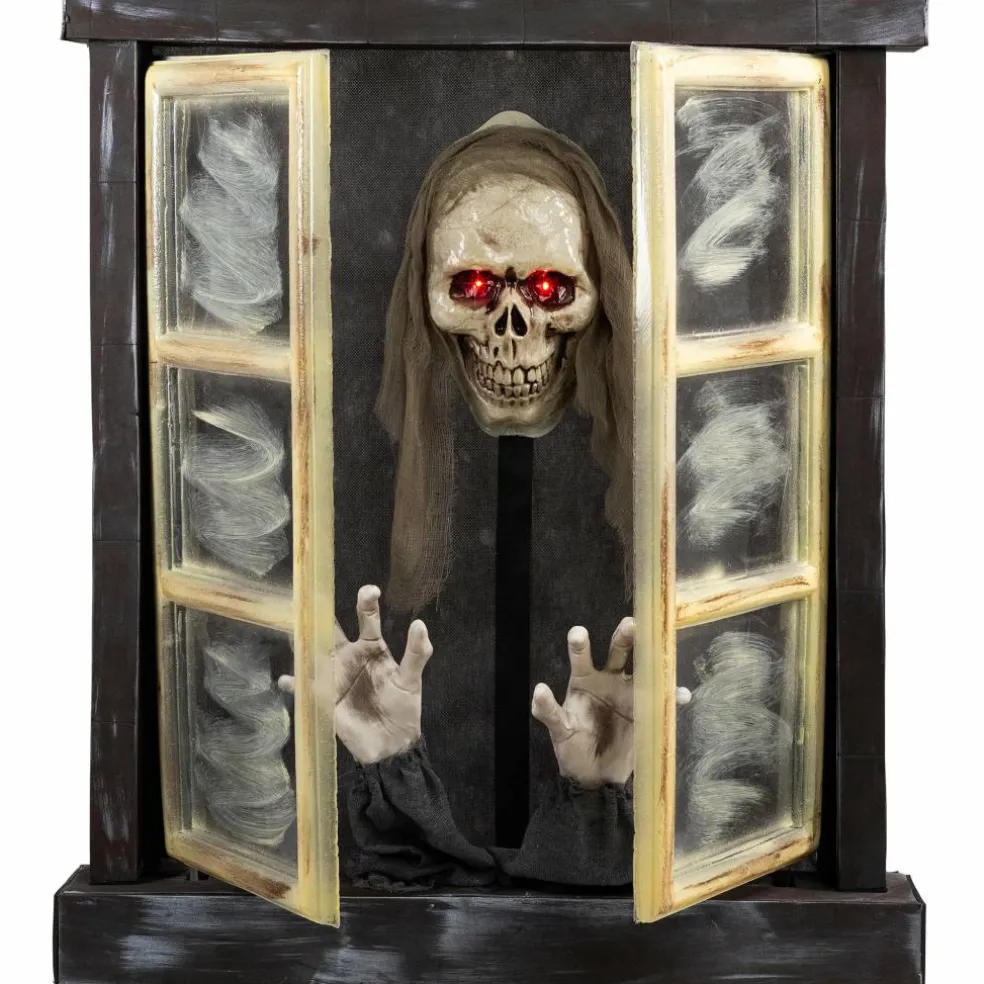 2.5ft. Lighted & Animated Opening Window Halloween Décor