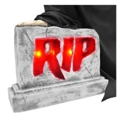 7 FT Lighted LED Singer Reaper Activated Halloween Animatronic