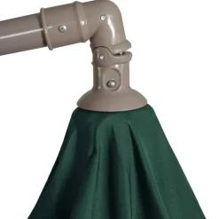 10ft. Offset Outdoor Patio Umbrella with Hand Crank