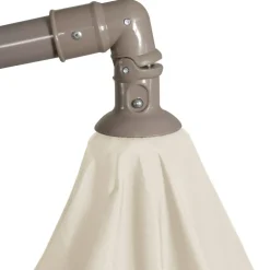 10ft. Offset Outdoor Patio Umbrella with Hand Crank