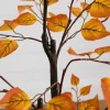 4ft. Orange Autumn Birch Leaf Artificial Potted Tree