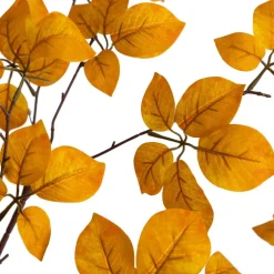 6ft. Orange Autumn Oyama Magnolia Artificial Potted Tree