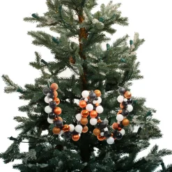 6ft. Orange, Black & White Ornament Garland by Ashland®