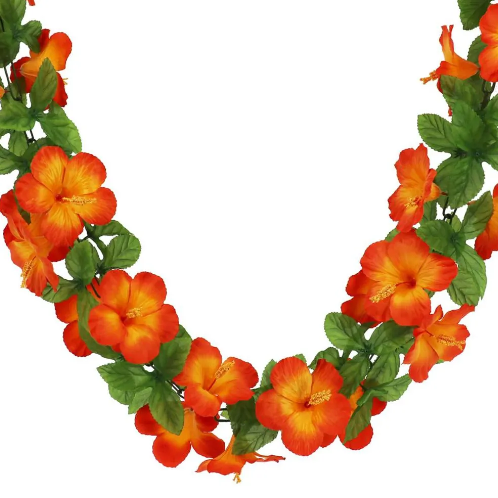 6ft. Orange Hibiscus Garland by Ashland®