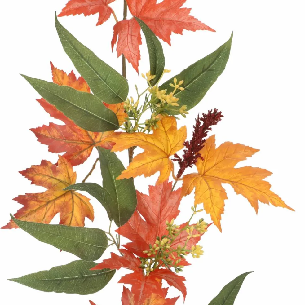 6ft. Orange Maple Leaf Garland by Ashland®