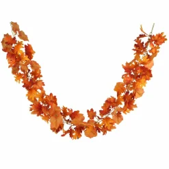 6ft. Orange Oak, Maple & Grape Leaves Chain Garland by Ashland®
