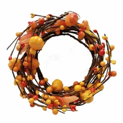 5ft. Orange Pumpkins & Leaves Coiled Garland by Ashland®