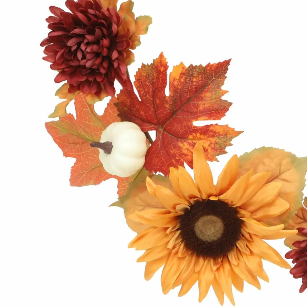 6ft. Orange Sunflower Mix Garland by Ashland®